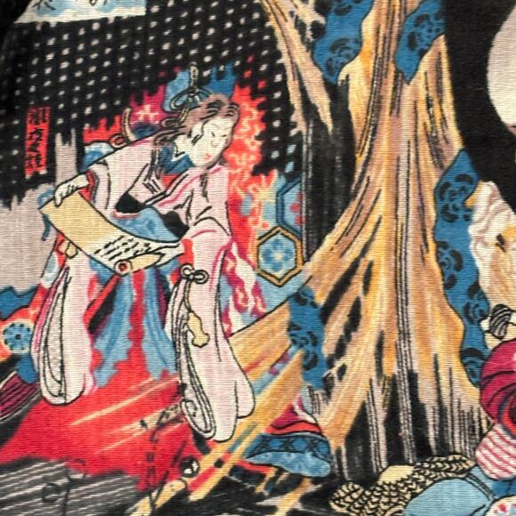 The Kooples size Medium Black Skeleton Print shirt - Picture 4 of 7